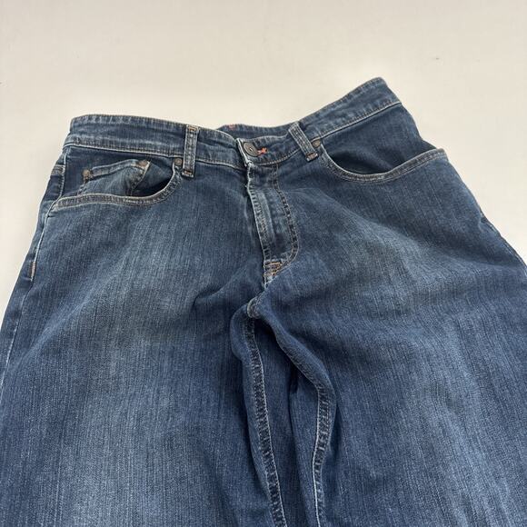 Vintage Faconnable Men's Dark Blue Denim Jeans Size 35x30 Denim - Picture 2 of 10